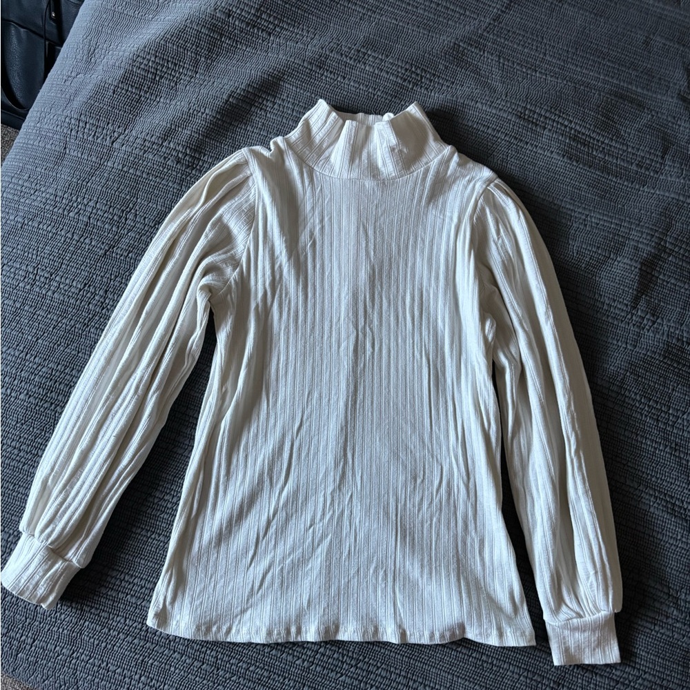 Bohme Cream Turtleneck Sweater